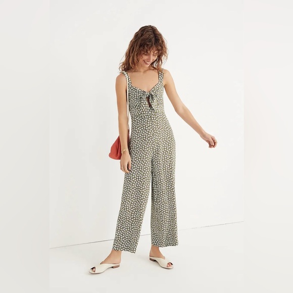Madewell Pants - Madewell Plumeria Cutout Jumpsuit in Mini Daisy